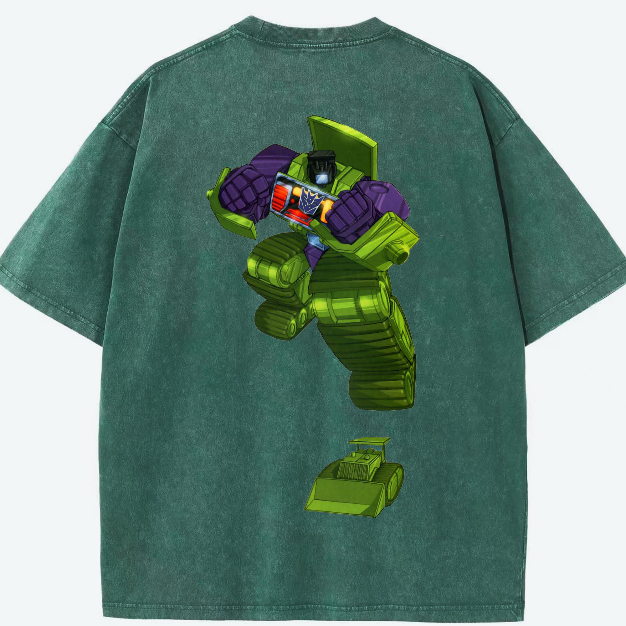 （画像用）  綿100% ヴィンテージ風 半袖Tシャツ（背面プリント）